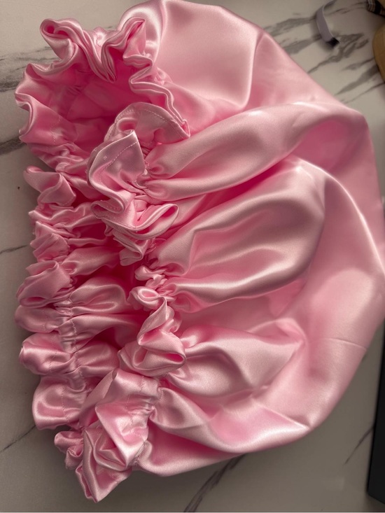 Handmade Other - Satin Sleep Bonnet for Women - Pink